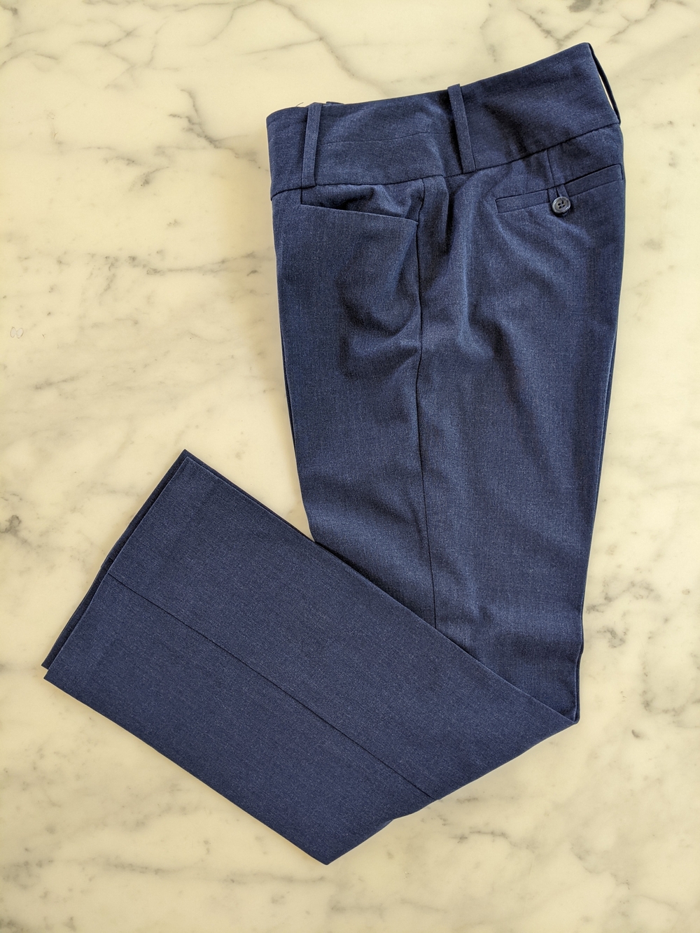 The Limited Collection Lexie Fit Classic Navy Blue Dress Pants.